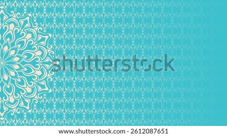 Vintage pattern background, ornamental mandala
