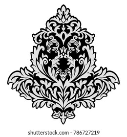 Vintage pattern in baroque style. For decoration and wedding invitations and postcards.