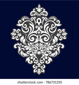 Vintage pattern in baroque style. For decoration and wedding invitations and postcards.
