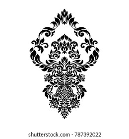 Vintage pattern in baroque style. For decoration and wedding invitations and postcards.