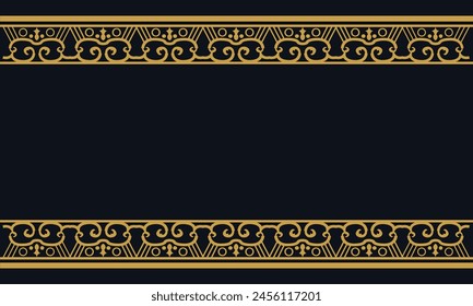 Fondo ornamental del borde del patrón de Antiguas