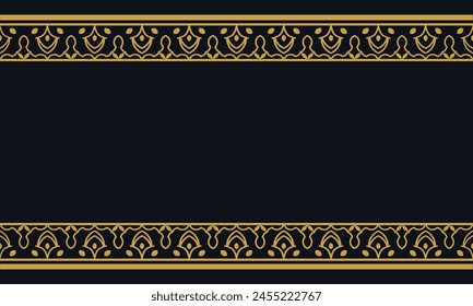 Vintage pattern border ornamental concept