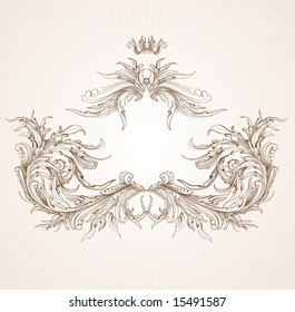 Vintage pattern for design.