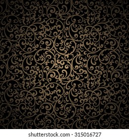 Vintage pattern with lot detailed flourish elements