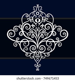 Vintage. Pattern for fabric, walls and invitations.