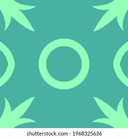 vintage pattern with floral and green themes. suitable for backgrounds, additional elements, etc.