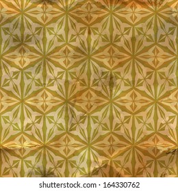 Patrón de cosecha con efecto de grunge. Se puede usar un patrón sin inconvenientes para papel de pared, texturas superficiales, diseño web. 