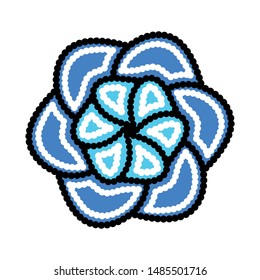 vintage pattern in indonesian batik style. 