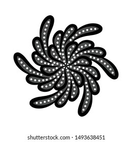 vintage pattern in indonesian batik style. floral vector background