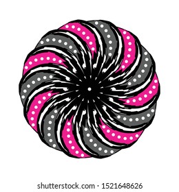 vintage pattern in indonesian batik style. floral vector background