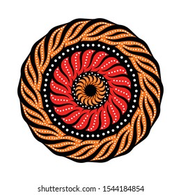 vintage pattern in indonesian batik style. floral vector background