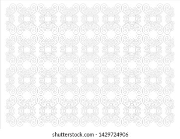 vintage pattern on a white background