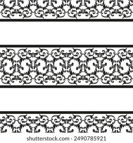 Vintage pattern on a white background. Seamless pattern.