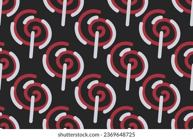 patrón vintage. fondo rojo, negro y blanco con adorno vintage. Patrón, fondo y fondo de pantalla para su diseño. Ornamento textil. Ilustración vectorial.