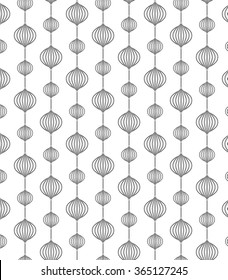 Vintage pattern. repeating with abstract ball
