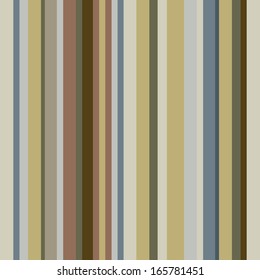 Vintage pattern, retro texture striped fabric brown, yellow, ocher, gray. Vector EPS 10 illustration.