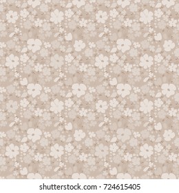 Vintage pattern in small flowers. Delicate floral seamless background for textile, wallpapers, wrapping, paper.