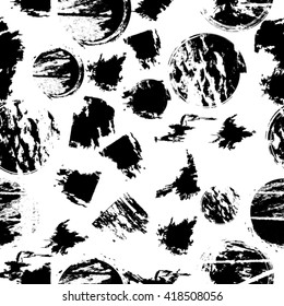 Vintage Pattern. Stains Seamless Pattern Design. Vector Illustration.