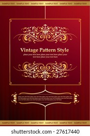 vintage pattern style