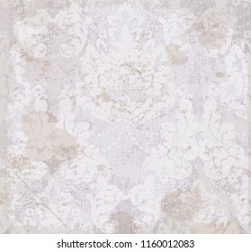 Vintage pattern Vector. Beautiful ornament decor. Royal luxury texture backgrounds. Pink lavender colors