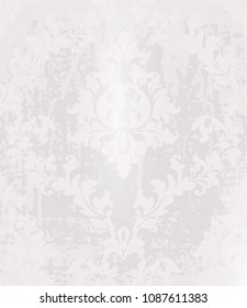 Vintage pattern vector. Classic ornament elegant structure retro theme decor. abstract backgrounds