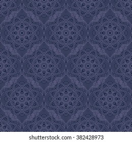 Vintage pattern for the walls, paper and packaging boxes. Oriental motifs, seamless pattern.
