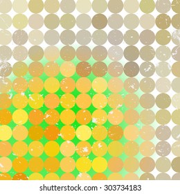 Vintage  pattern.Geometric hipster retro background with place for your text. Retro rounds background. Colorful-mosaic-banner