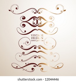 Vintage patterns for design.