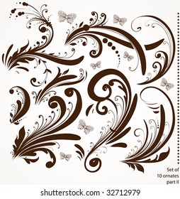 Vintage patterns for design.