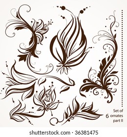 Vintage patterns for design.