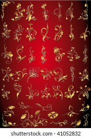 Vintage patterns for design.