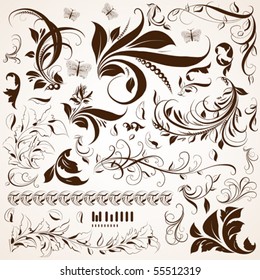 Vintage patterns for design.