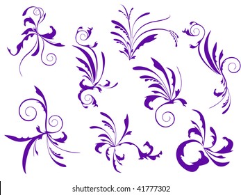 Vintage patterns for design. All can be edited