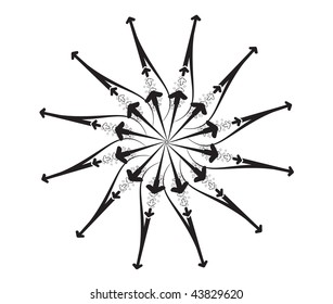 Vintage patterns for design. vector illustration