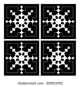 vintage patterns tile design