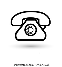 vintage phone icon