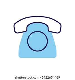 Vintage Phone related vector icon. Isolated on white background. Vector illustration