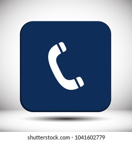 Vintage phone  vector icon