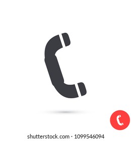 Vintage phone  vector icon