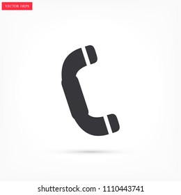 Vintage phone  vector icon