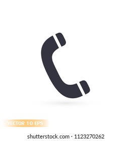 Vintage phone  vector icon