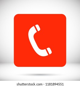 Vintage phone  vector icon