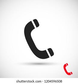 Vintage phone  vector icon