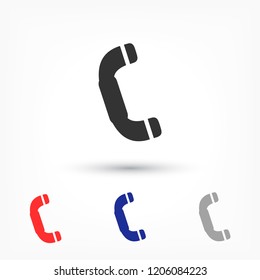 Vintage phone  vector icon