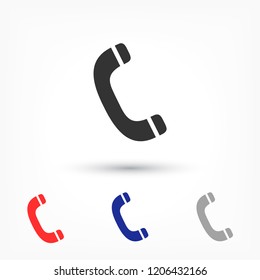 Vintage phone  vector icon