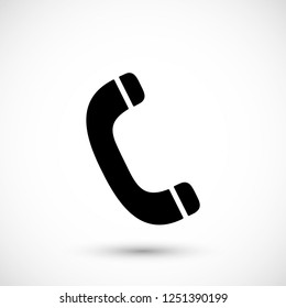 Vintage phone  vector icon