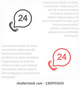 Vintage phone  vector icon 