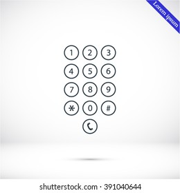 vintage phone vector icon