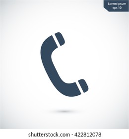 vintage phone vector icon