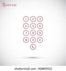 vintage phone vector icon
